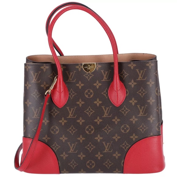 Louis Vuitton Flandrin Triple Compartment Satchel Monogram Brown Cerise M41596 - Picture 3 of 13